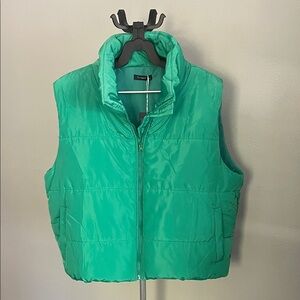 Green Puffer Vest